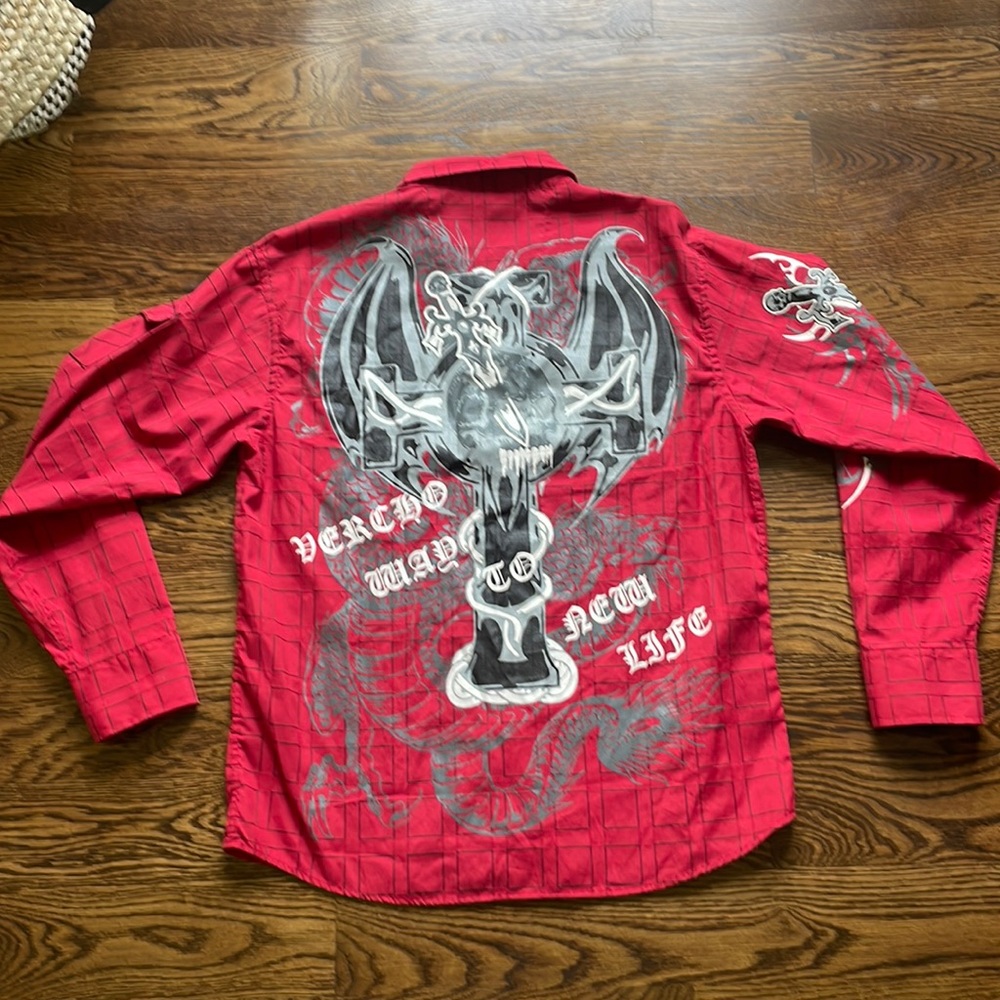 JNCO like Goth button up